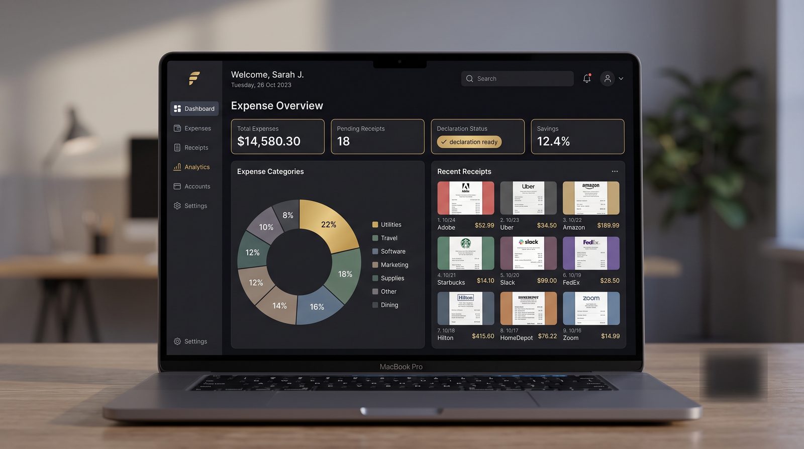 DAC — Digital Accountant dashboard